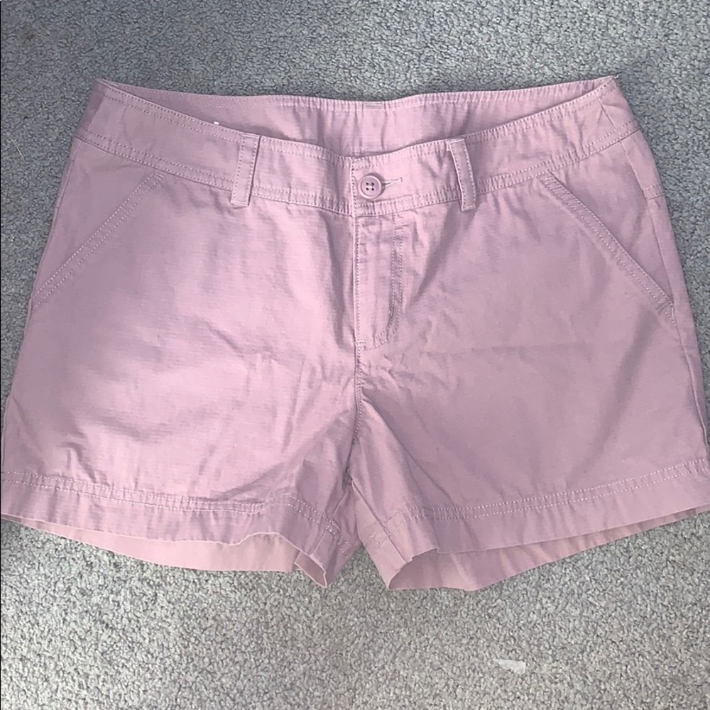 Columbia fishing shorts.  Light purple. Size 10